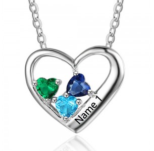 Personalized Birthstone Necklace JEWJONE101879